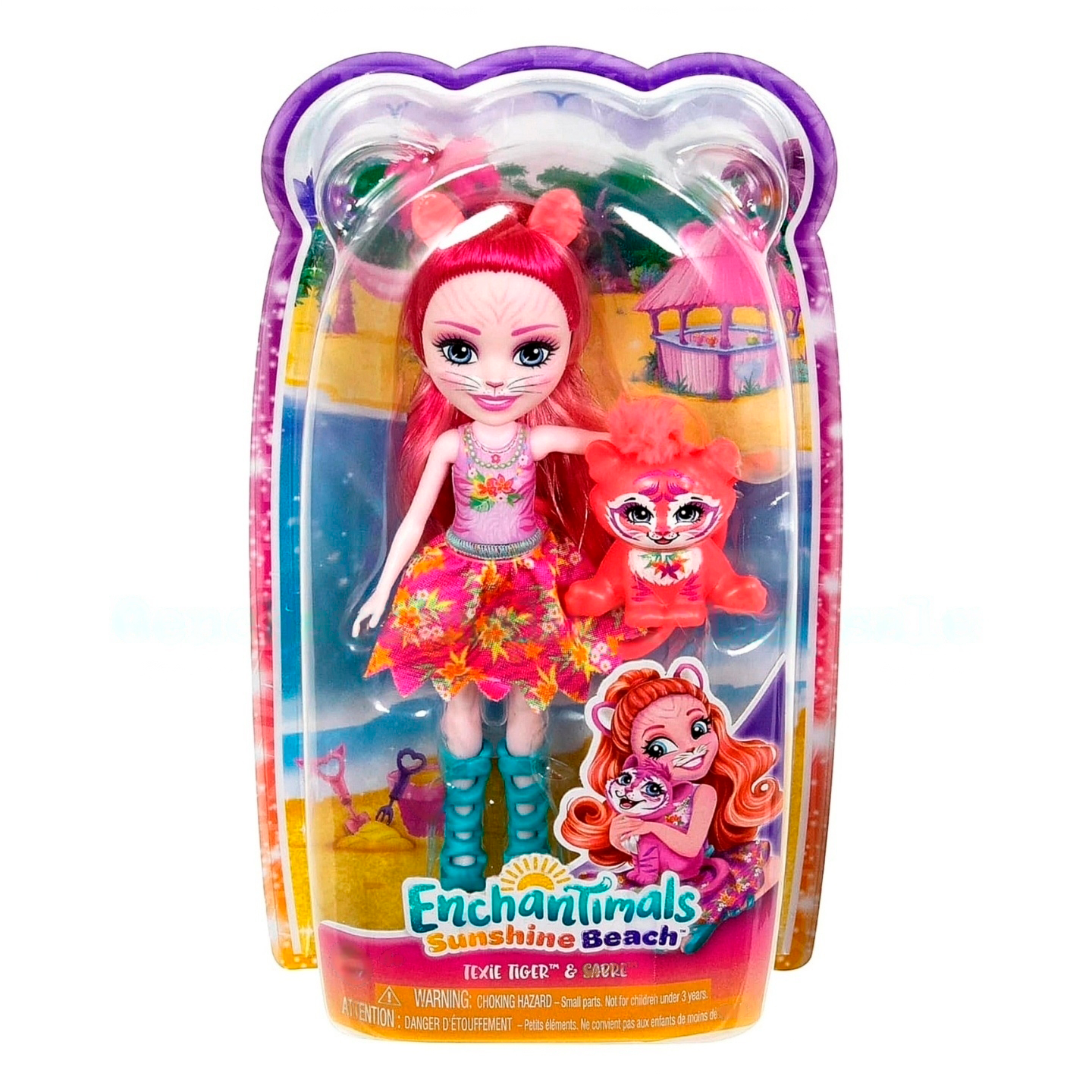 Кукла Enchantimals HXB97 Тэкси Тигрица и Сейба