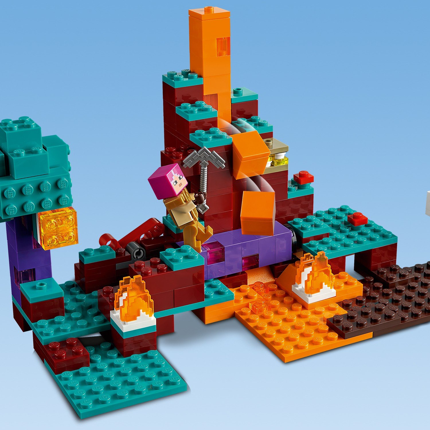 Lego Minecraft 21168 Искажённый лес