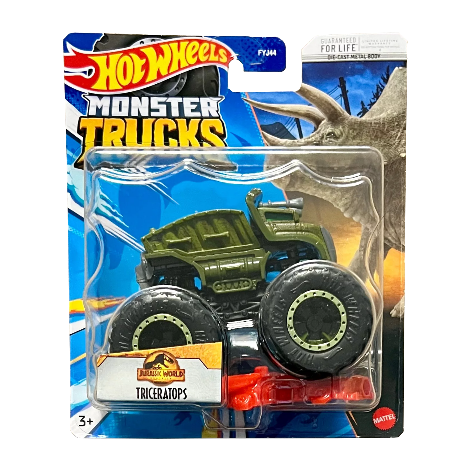 Машинка Hot Wheels HNW35 Monster Trucks Triceratops 2023