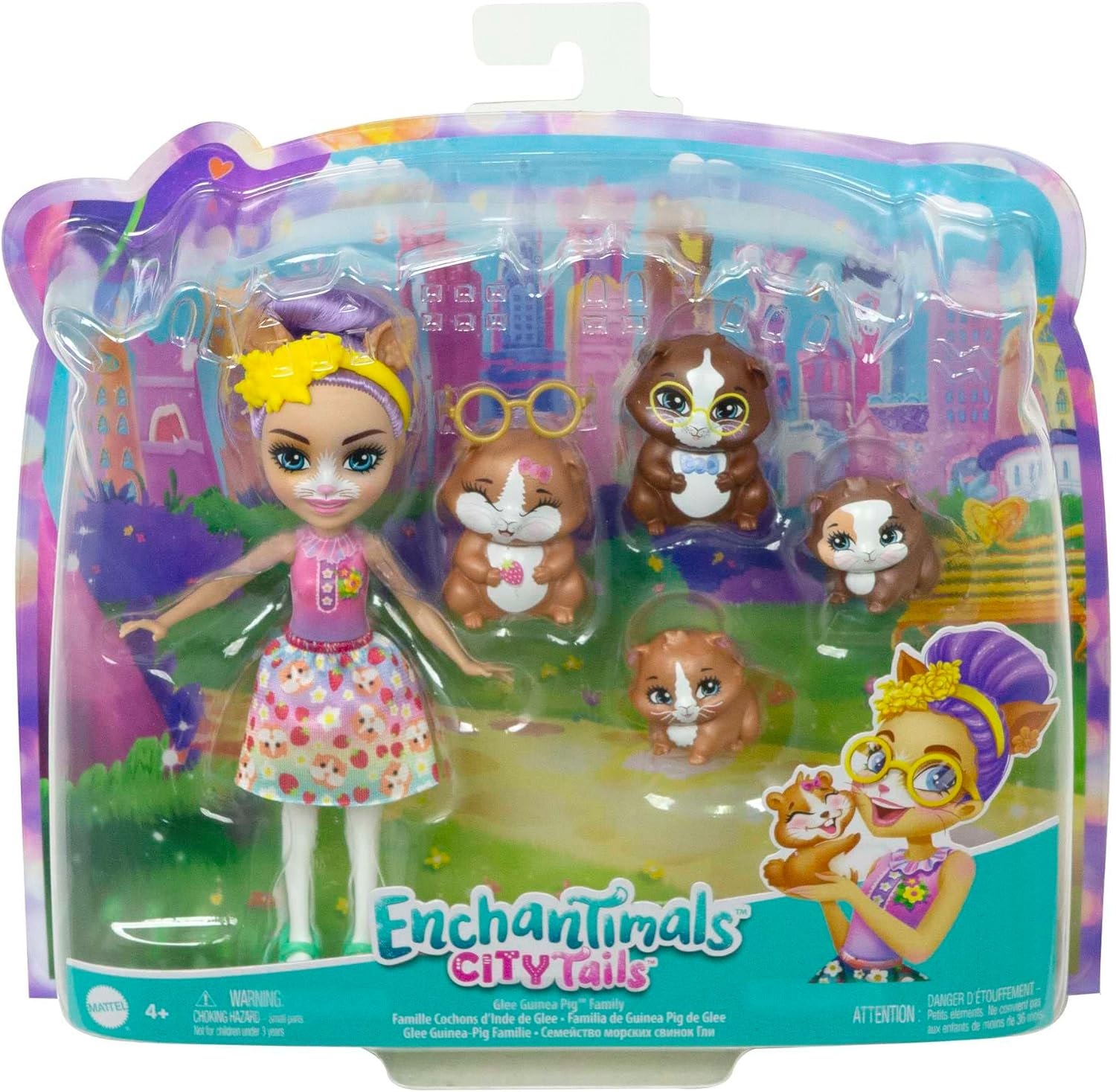 Набор Enchantimals HHB84 Семейство морских свинок Гли