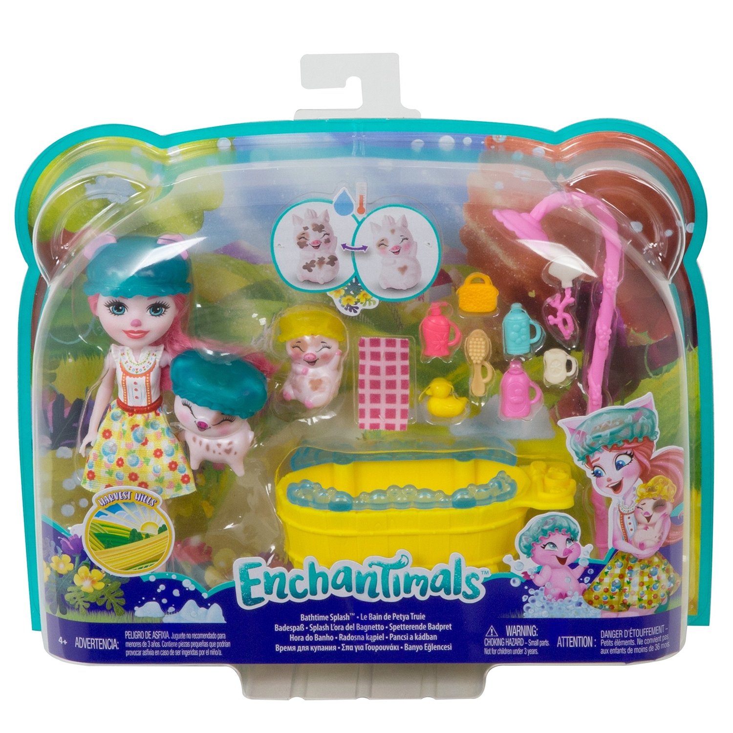 Набор Enchantimals GJX35 Банный день, 15 см