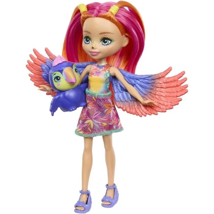 Кукла Enchantimals HRX83 Триппи Тукан и Канопи