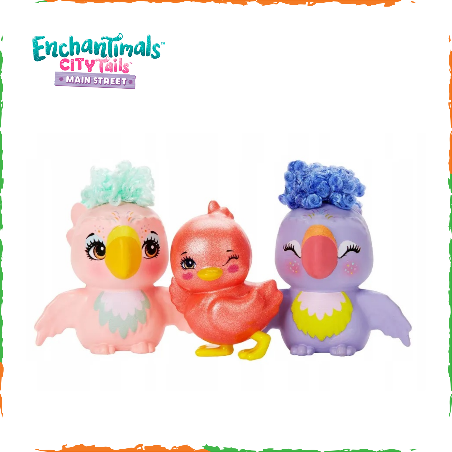 Набор Enchantimals HKN15 Семейство зябликов Филии Финч