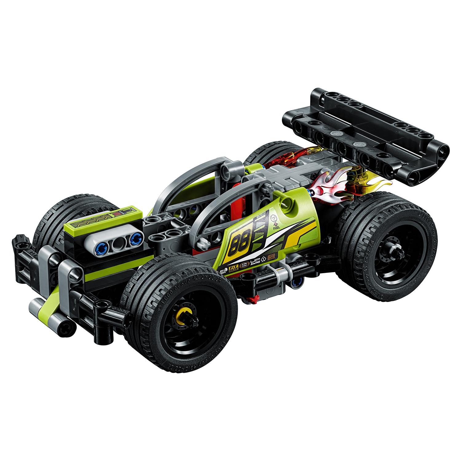 Lego Technic 42072 Зеленый гоночный автомобиль