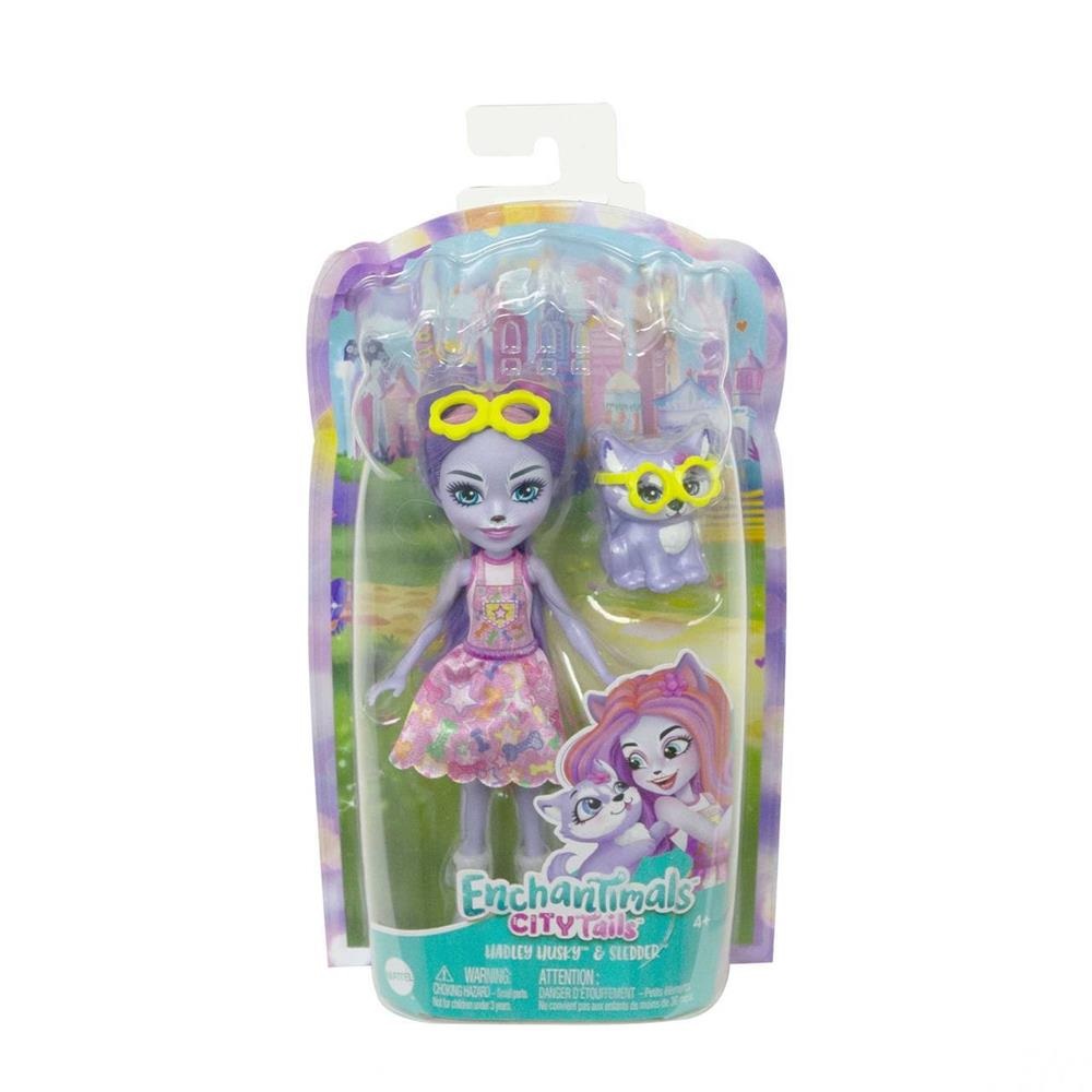 Кукла Enchantimals HHB90 Хэдли Хаски и питомец Следдер