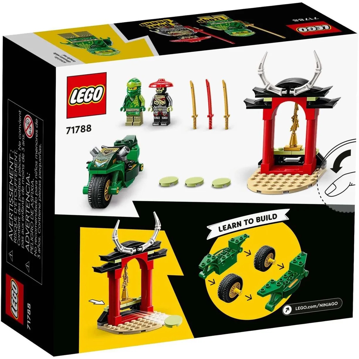 Lego Ninjago 71788 Уличный мотоцикл Ллойда