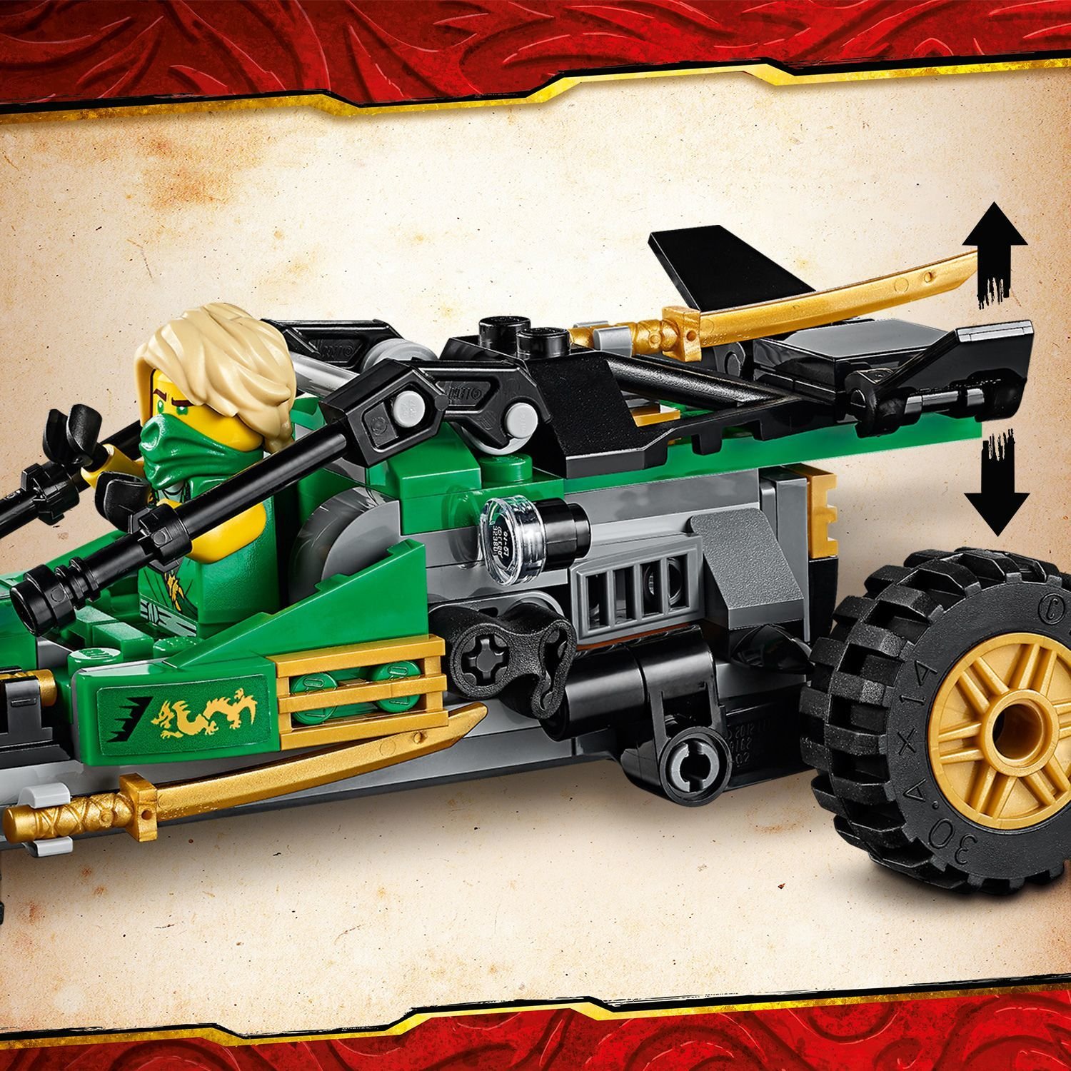Lego Ninjago 71700 Тропический внедорожник