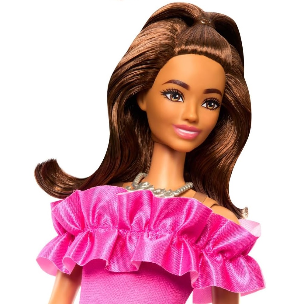 Кукла Barbie HRH15 217 в розовом платье