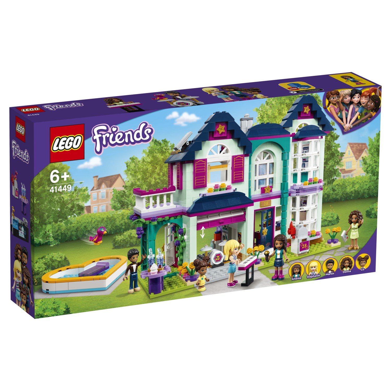 Lego Friends 41449 Дом семьи Андреа