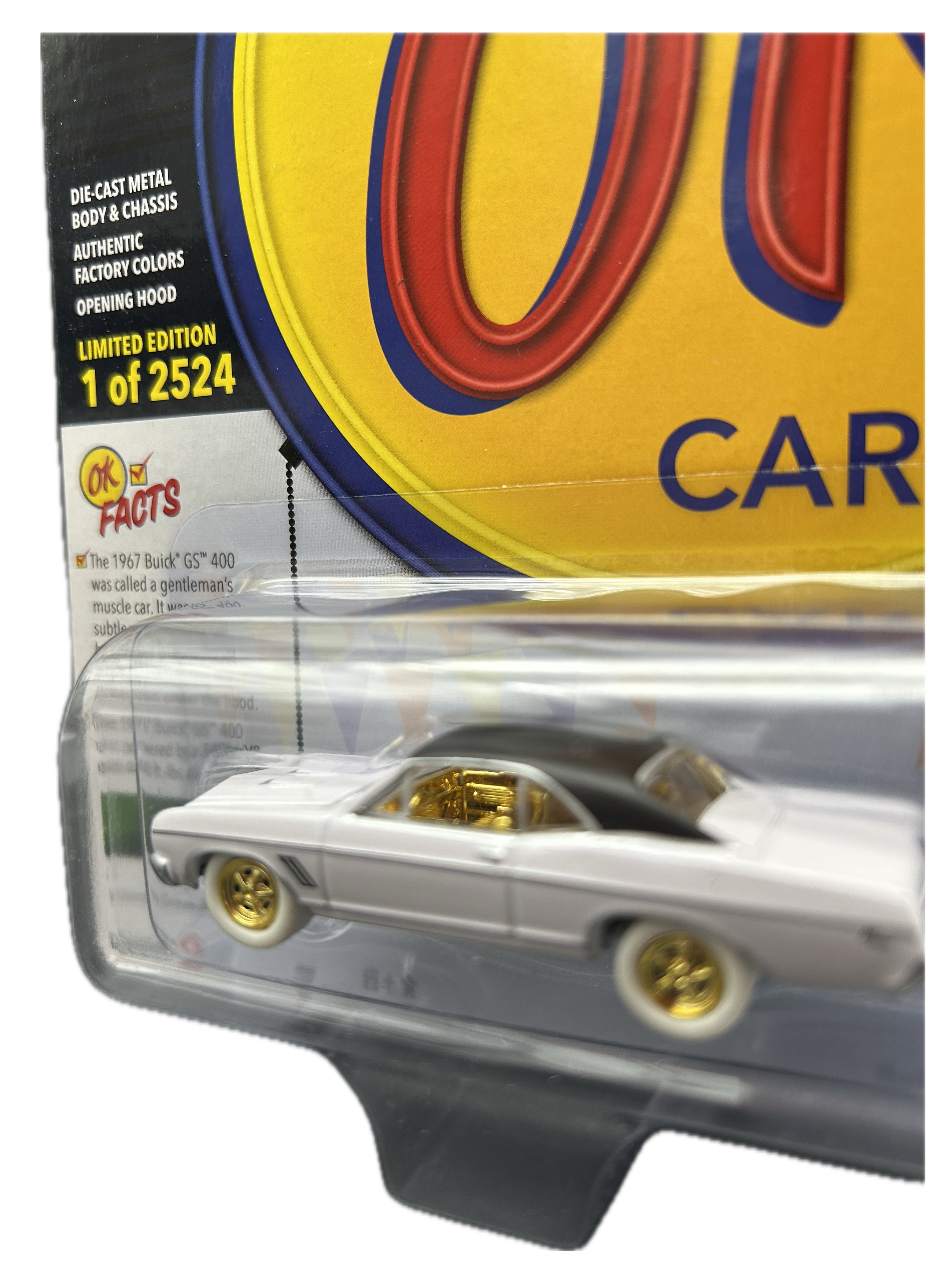 Машинка Johny Lightning 1967 Buick GS 400 White Lightning