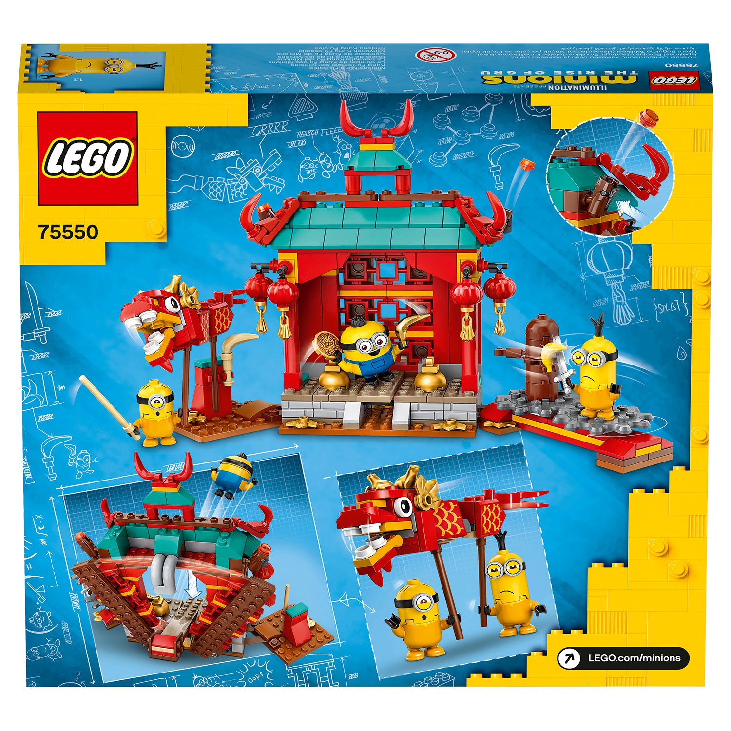 Lego Minions 75550 Бойцы кунг-фу