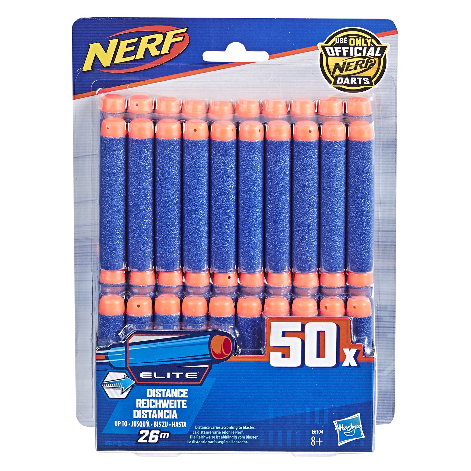 Стрелы Nerf E6104 50 стрел для бластеров Элит