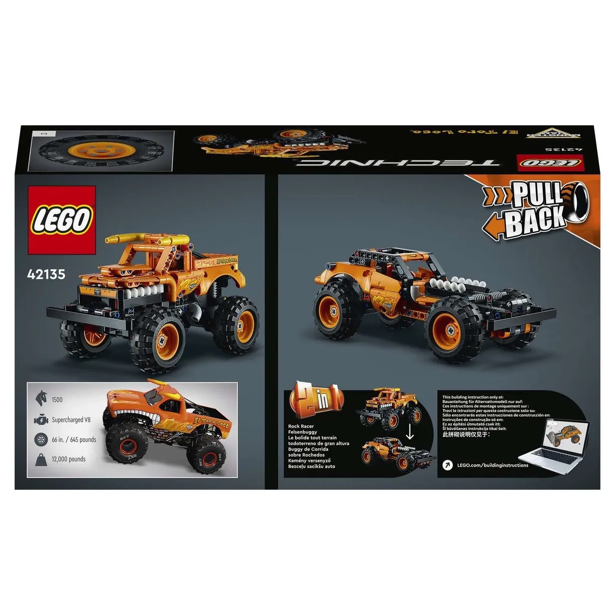 Lego Technic 42135-SH Monster Jam El Toro Loco