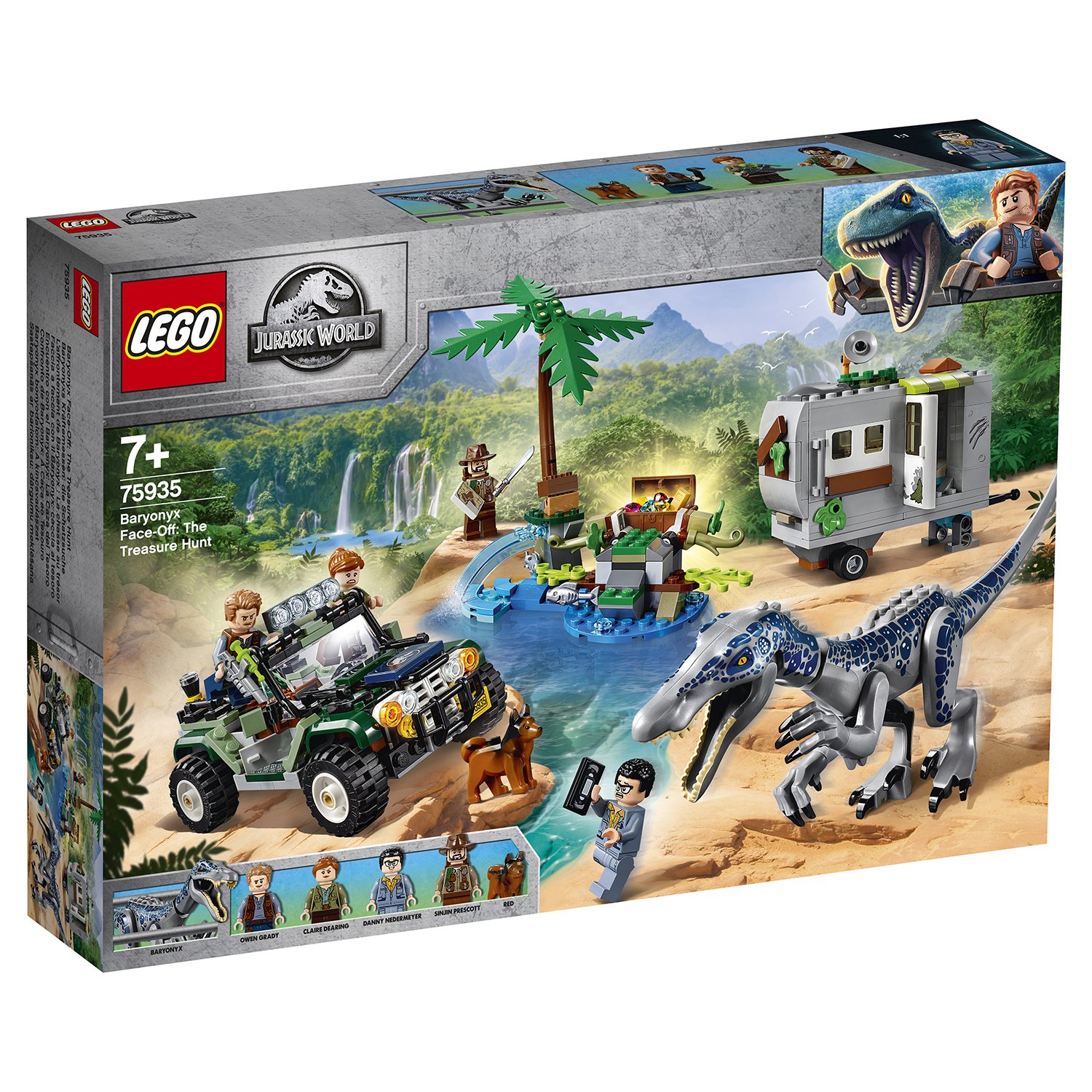 Lego Jurassic World 75935 Поединок с бариониксом: охота за сокровищами