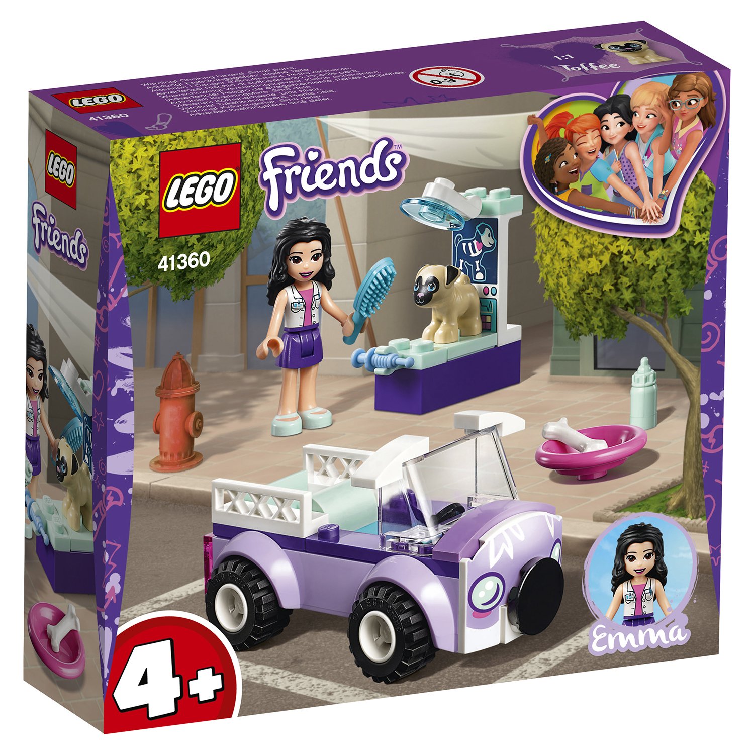 Lego Friends 41360 Передвижная ветклиника Эммы