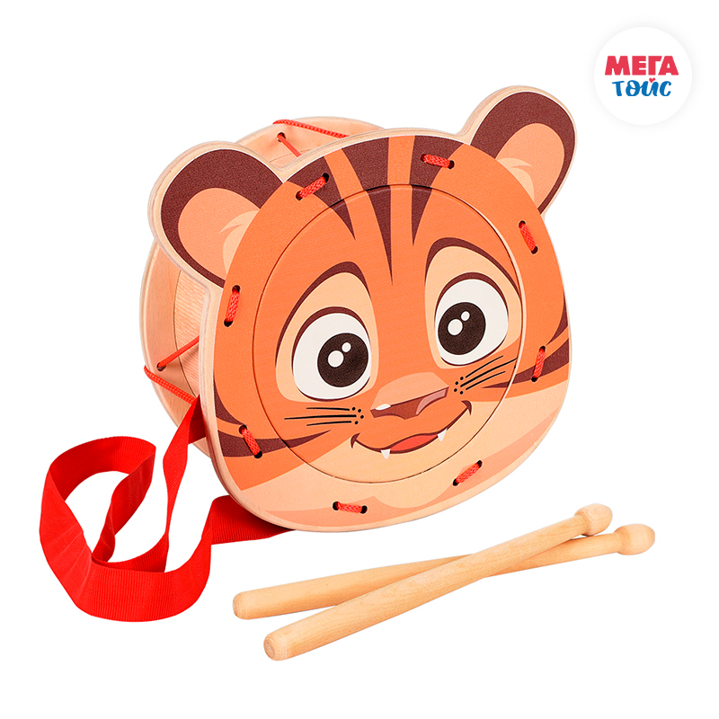 Игрушка барабан MEGA TOYS 11446 Тигрёнок