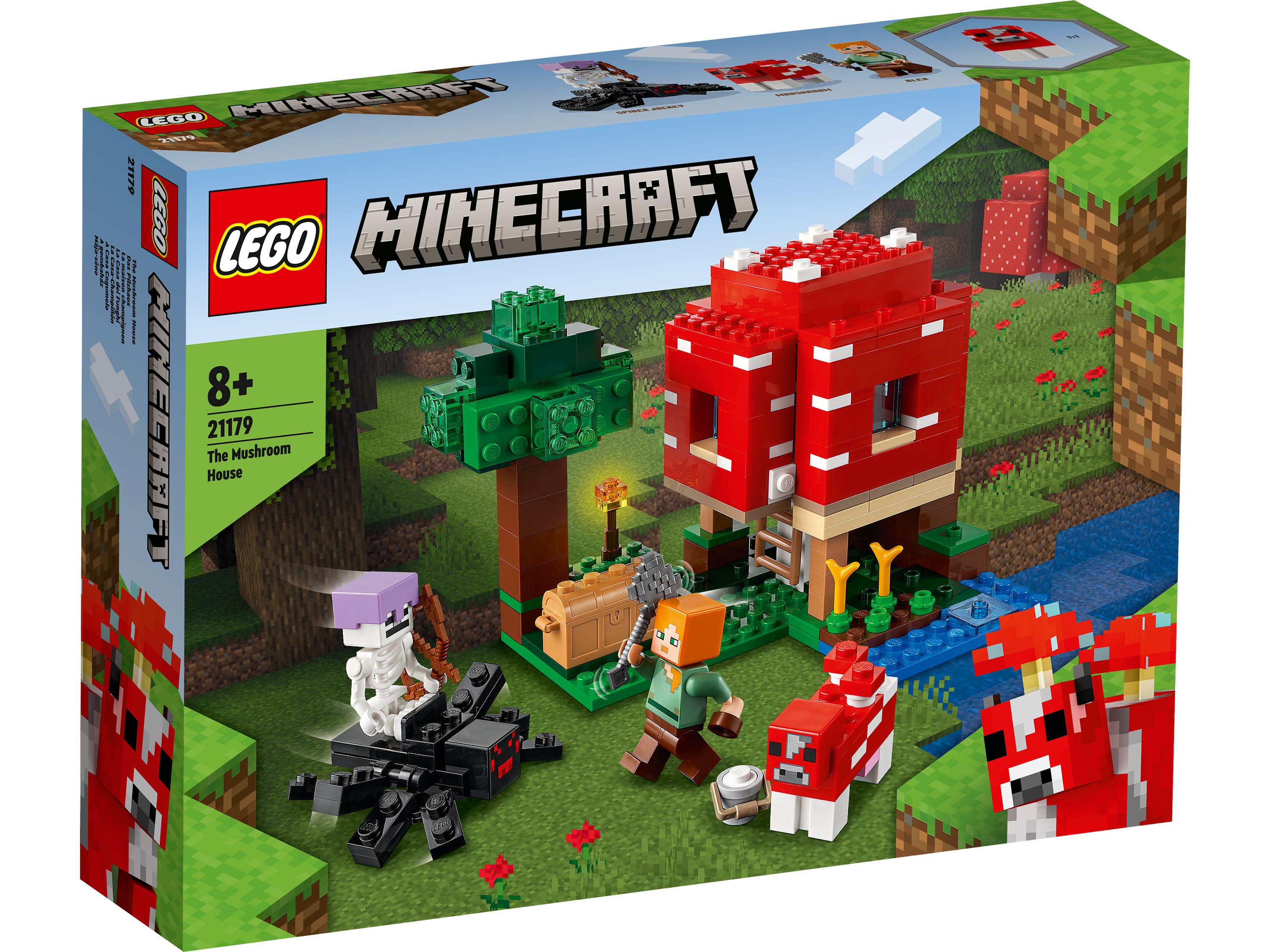 Lego Minecraft 21179 Грибной дом
