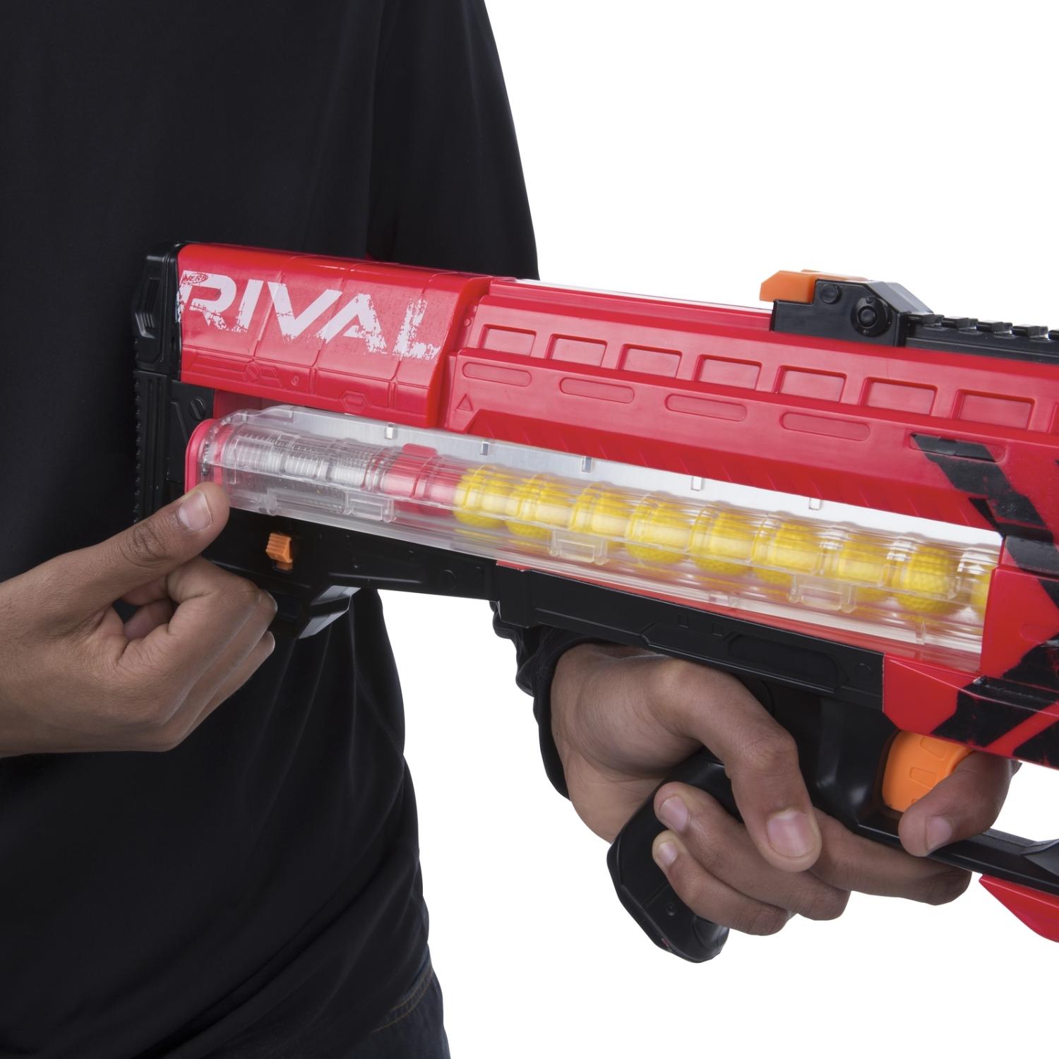 Бластер Nerf Райвал B1592 Зевс красный