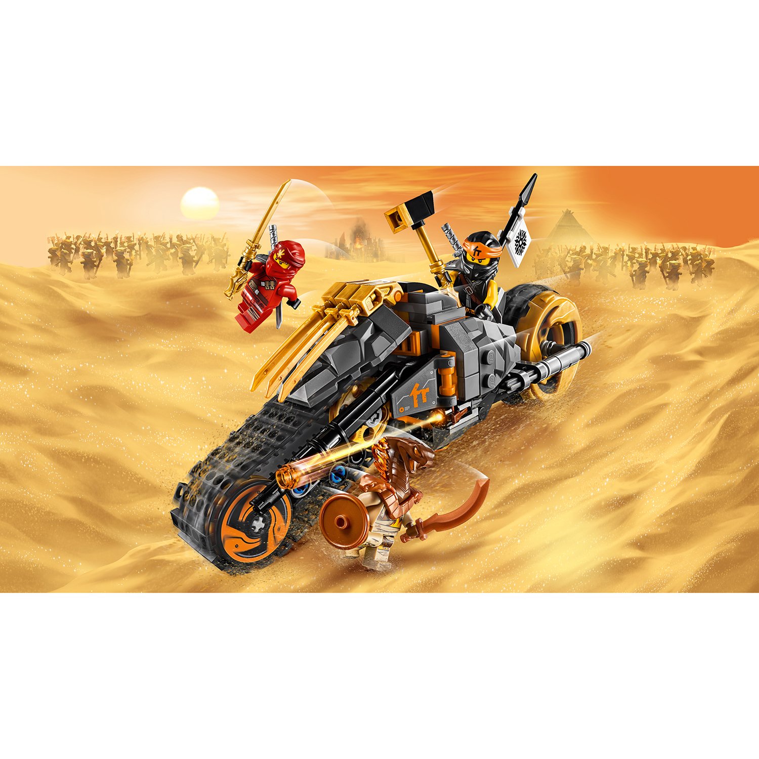 Lego Ninjago 70672 Раллийный мотоцикл Коула