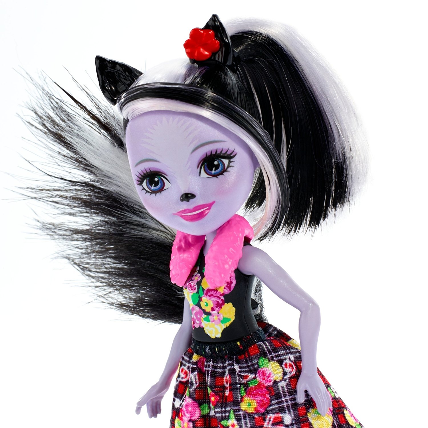Кукла с питомцем Enchantimals FXM72 Сэйдж Скунси, 15 см