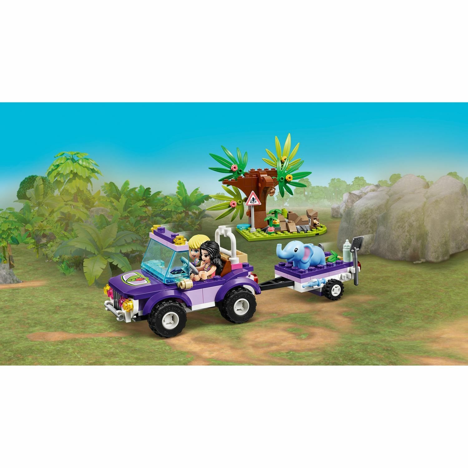 Lego Friends 41421 Джунгли: спасение слонёнка