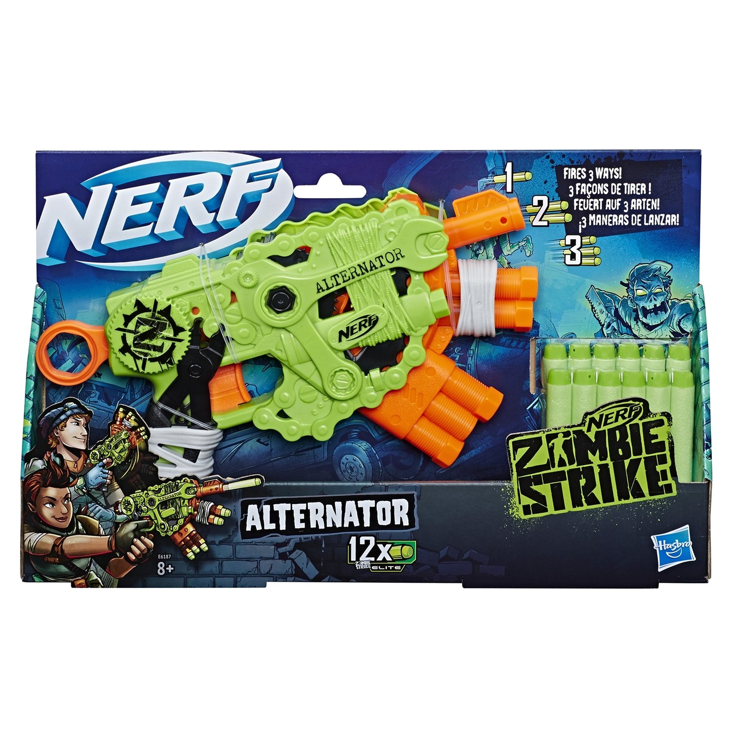 Бластер Nerf Зомби Страйк E6187 Альтернатор