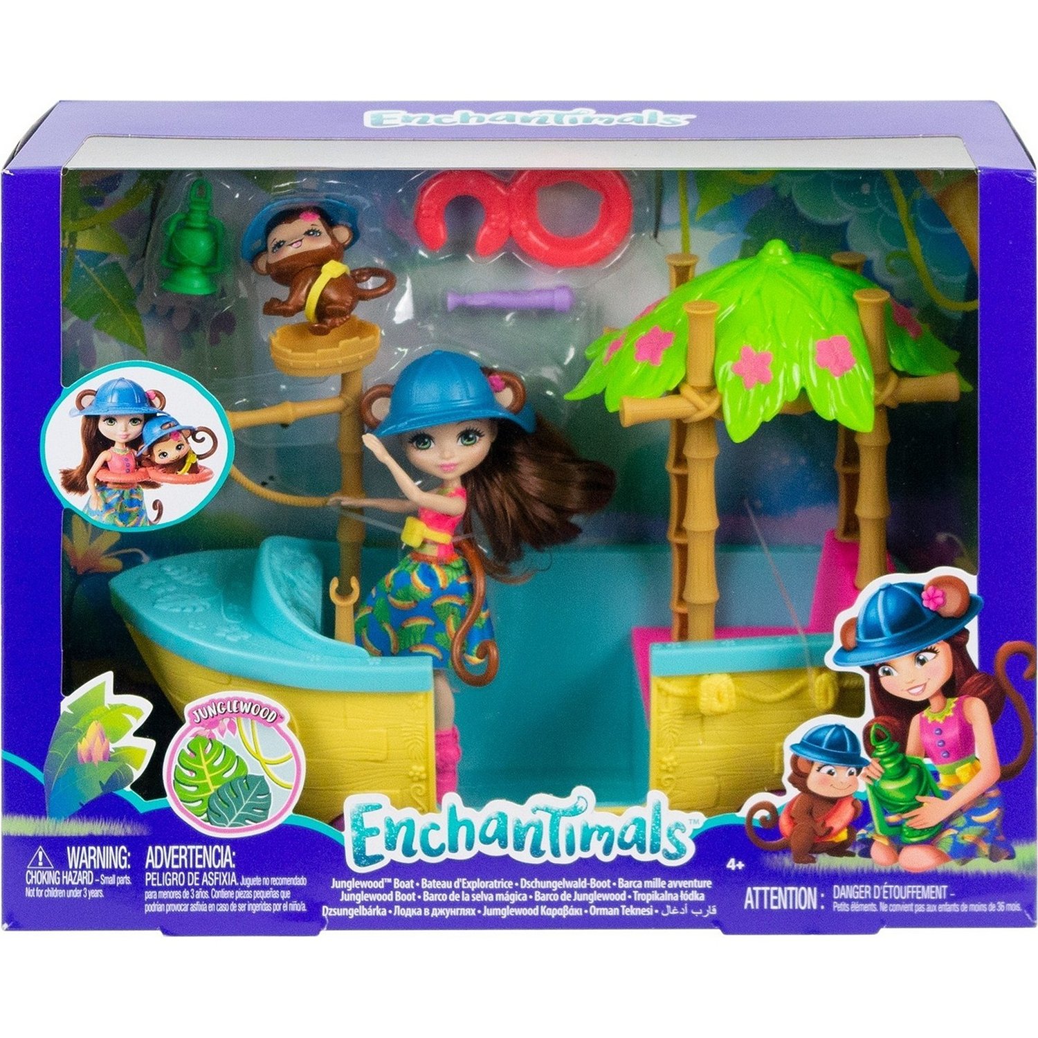 Набор Enchantimals GFN58 Джунгли-лодка