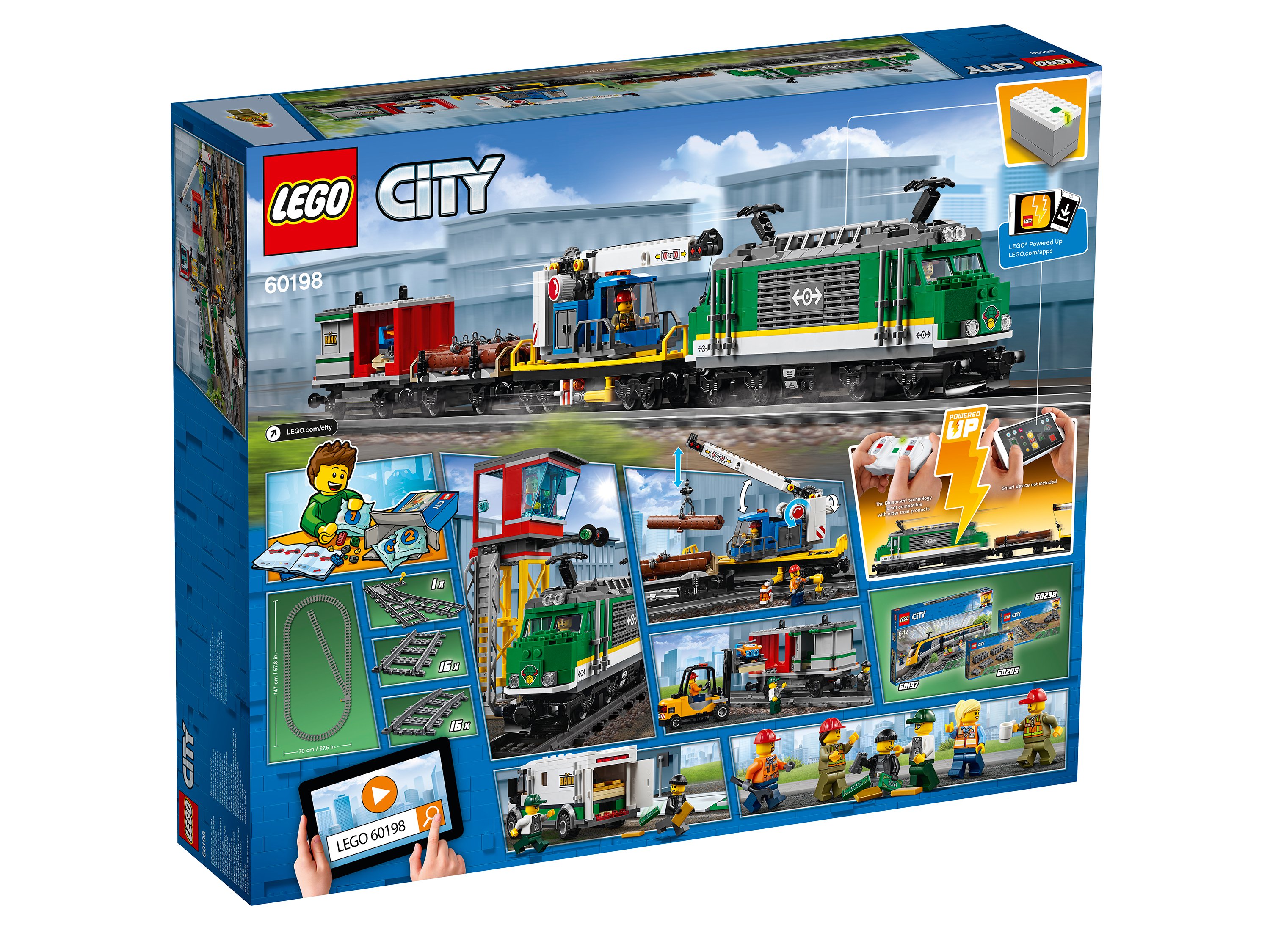 Lego City 60198 Товарный поезд