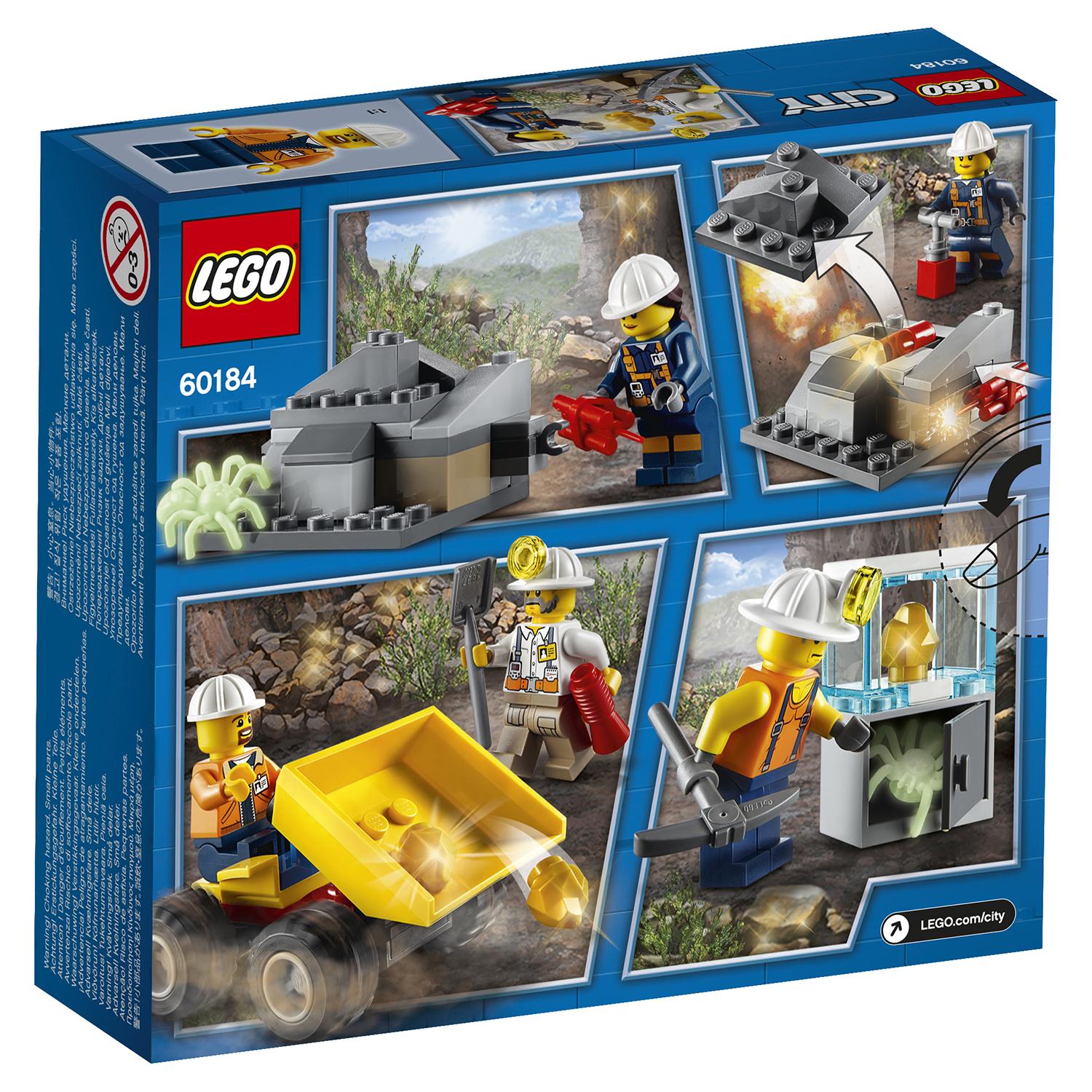 Lego City 60184 Бригада шахтеров