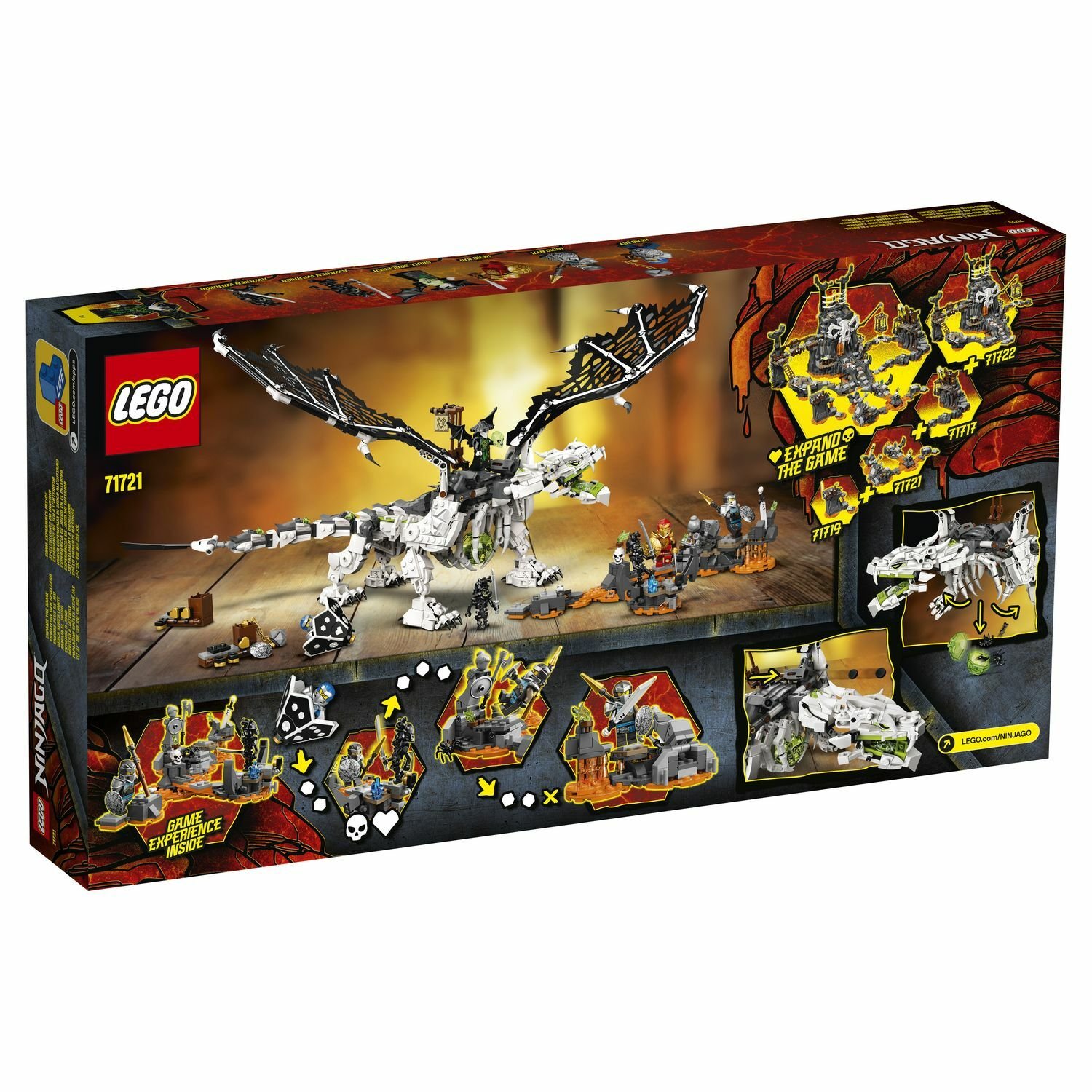 Lego Ninjago 71721 Дракон чародея-скелета