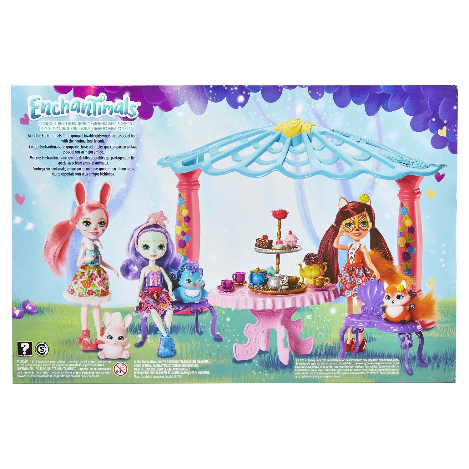 Набор Enchantimals FRH49 Чаепитие Пэттер Павлины и Флэпа