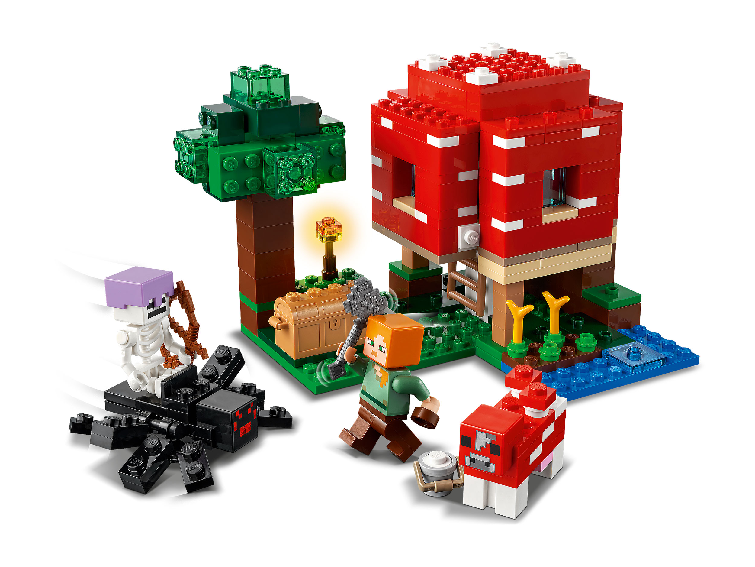 Lego Minecraft 21179 Грибной дом