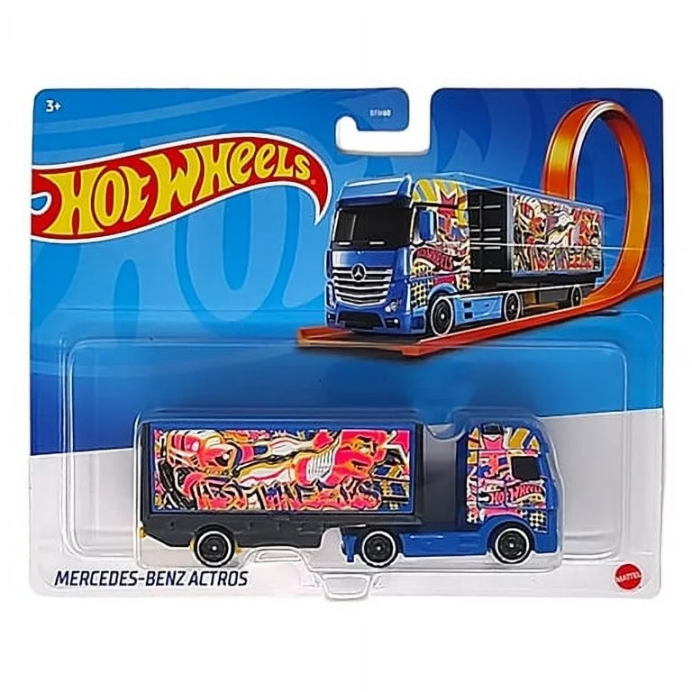 Трейлер Hot Wheels GRV12 Mercedes-Benz Actros 2021