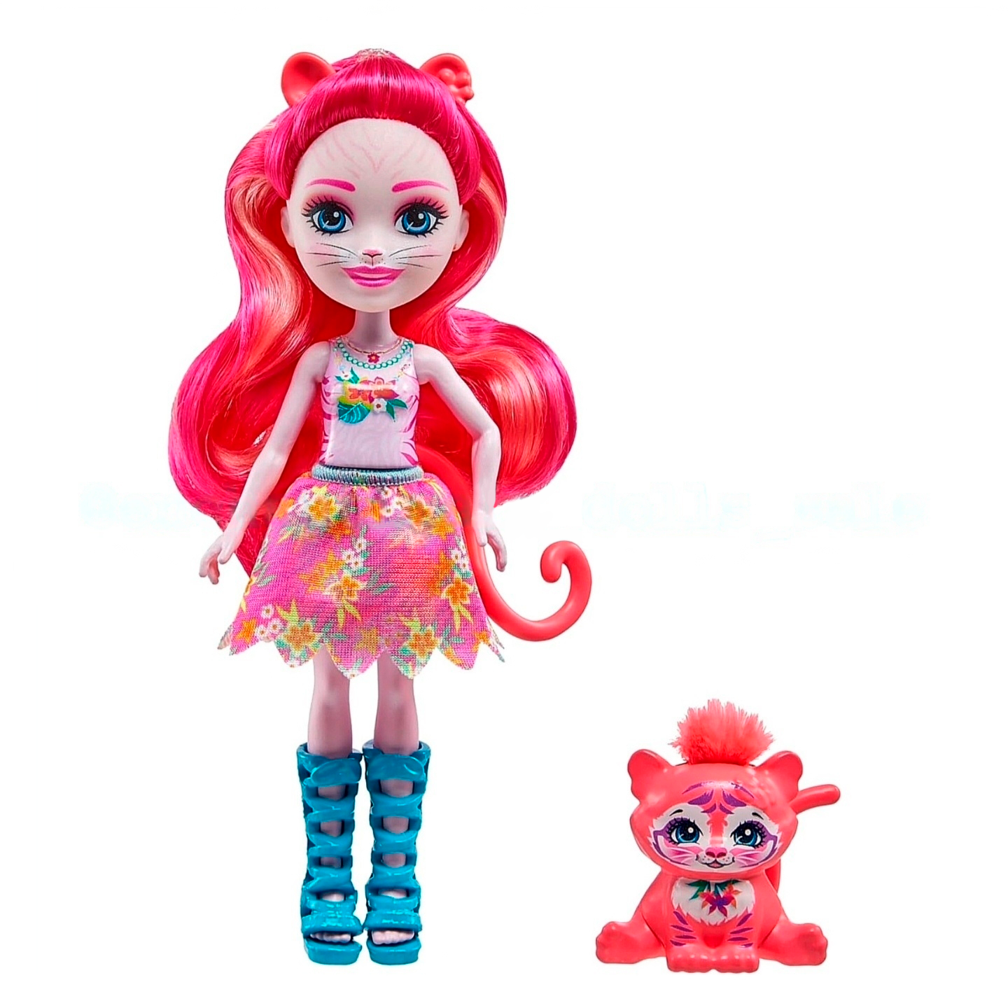 Кукла Enchantimals HXB97 Тэкси Тигрица и Сейба