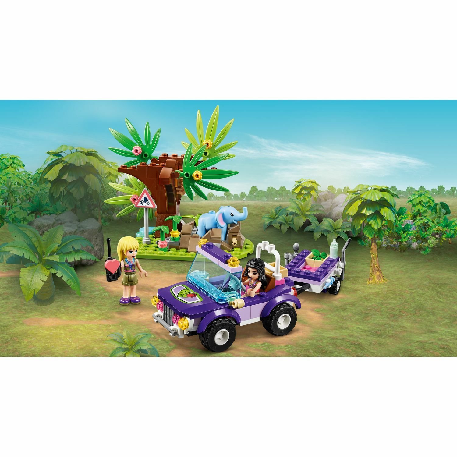 Lego Friends 41421 Джунгли: спасение слонёнка