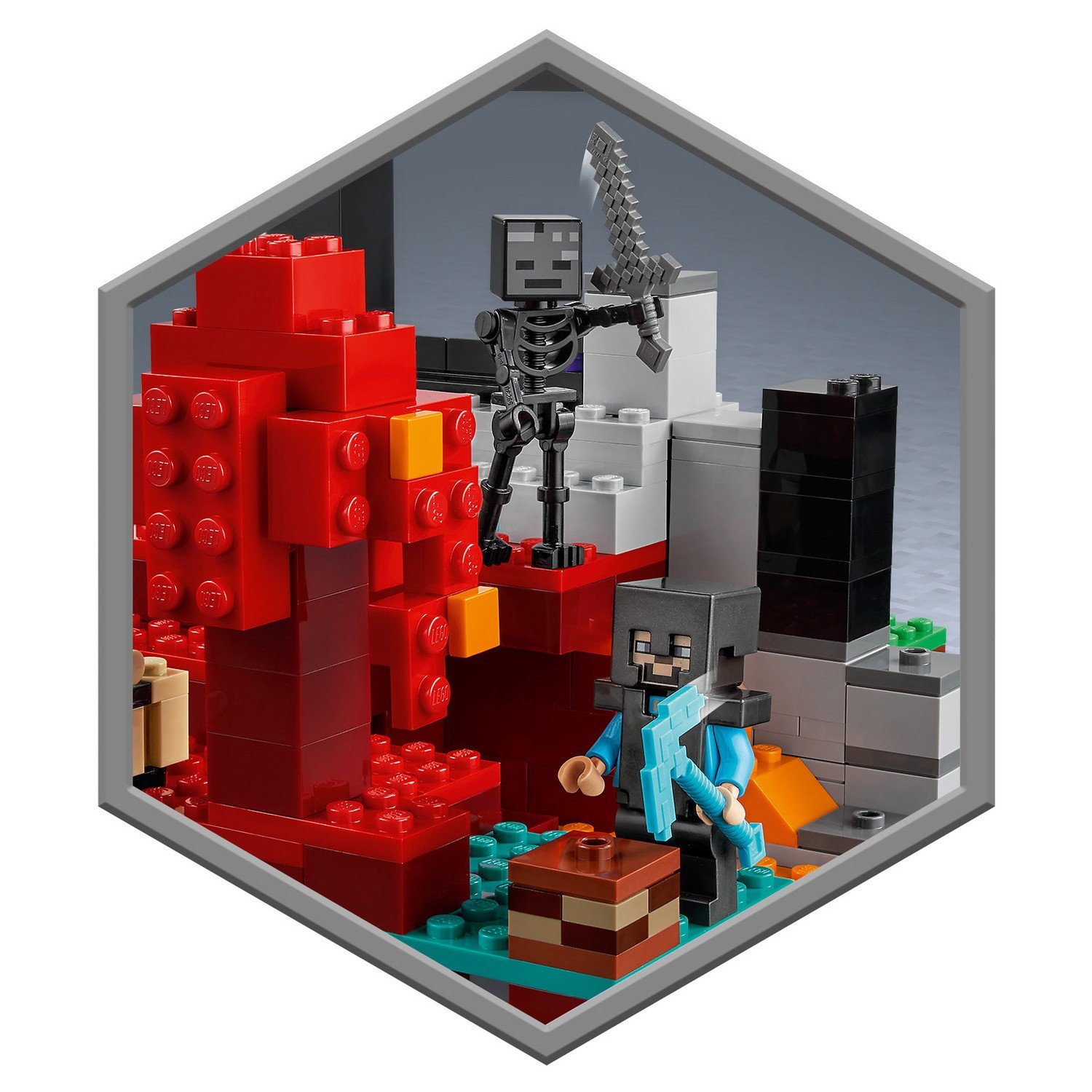 Lego Minecraft 21172 Разрушенный портал