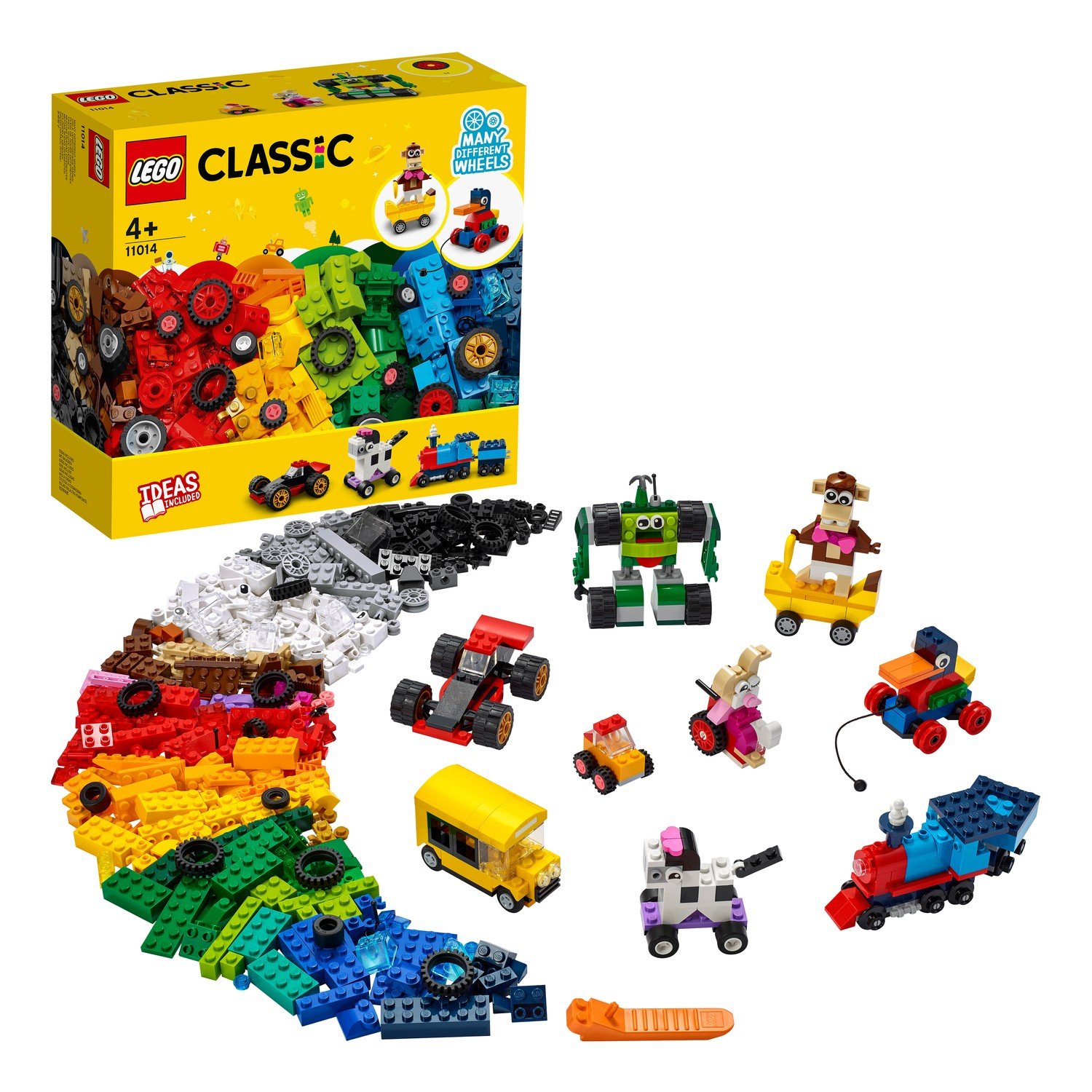 Lego Classic 11014 Кубики и колёса