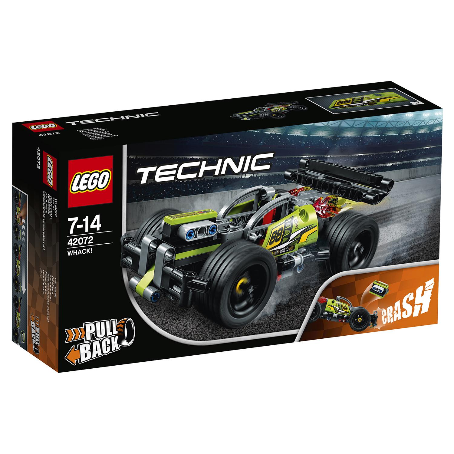 Lego Technic 42072 Зеленый гоночный автомобиль