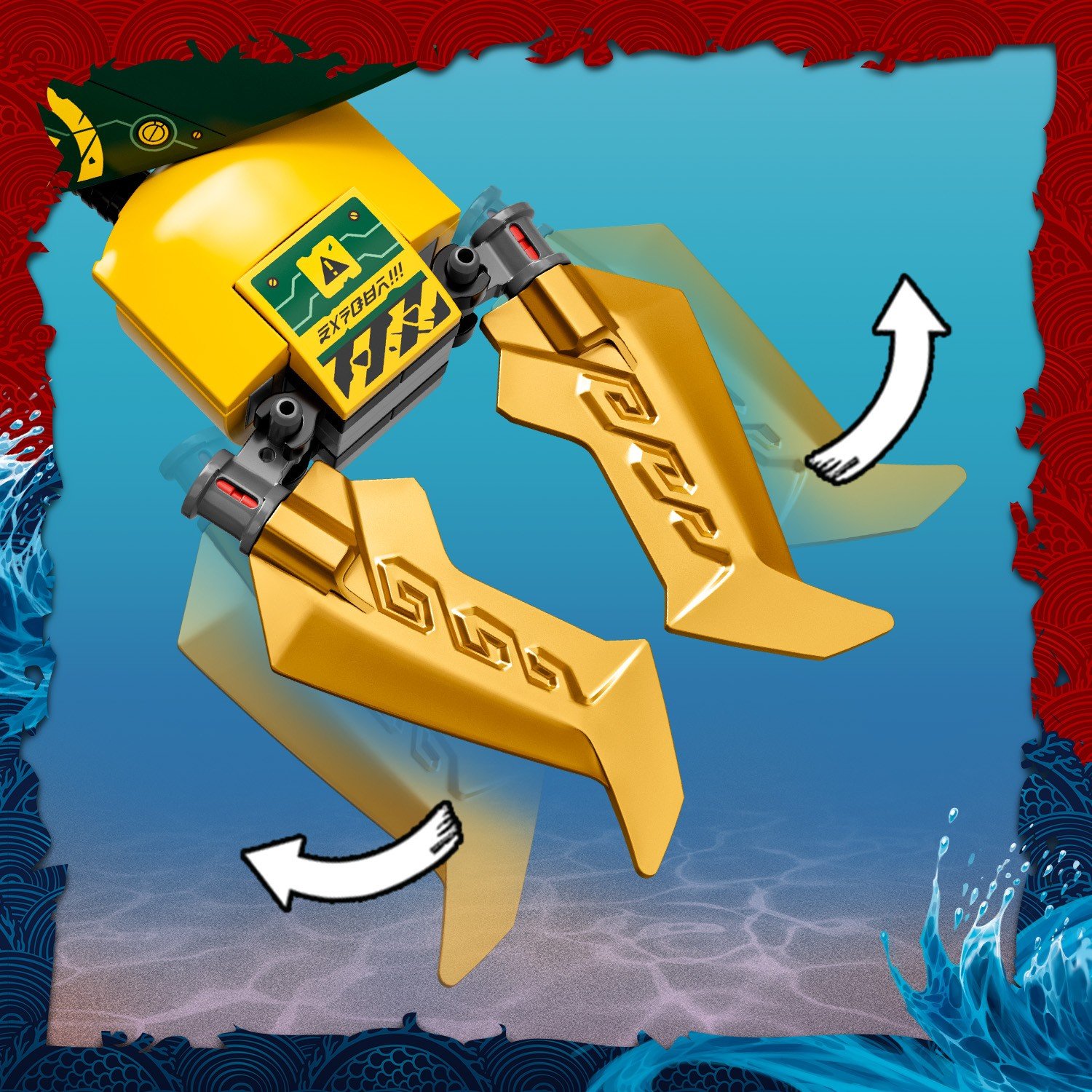 Lego Ninjago 71750 Водный робот Ллойда