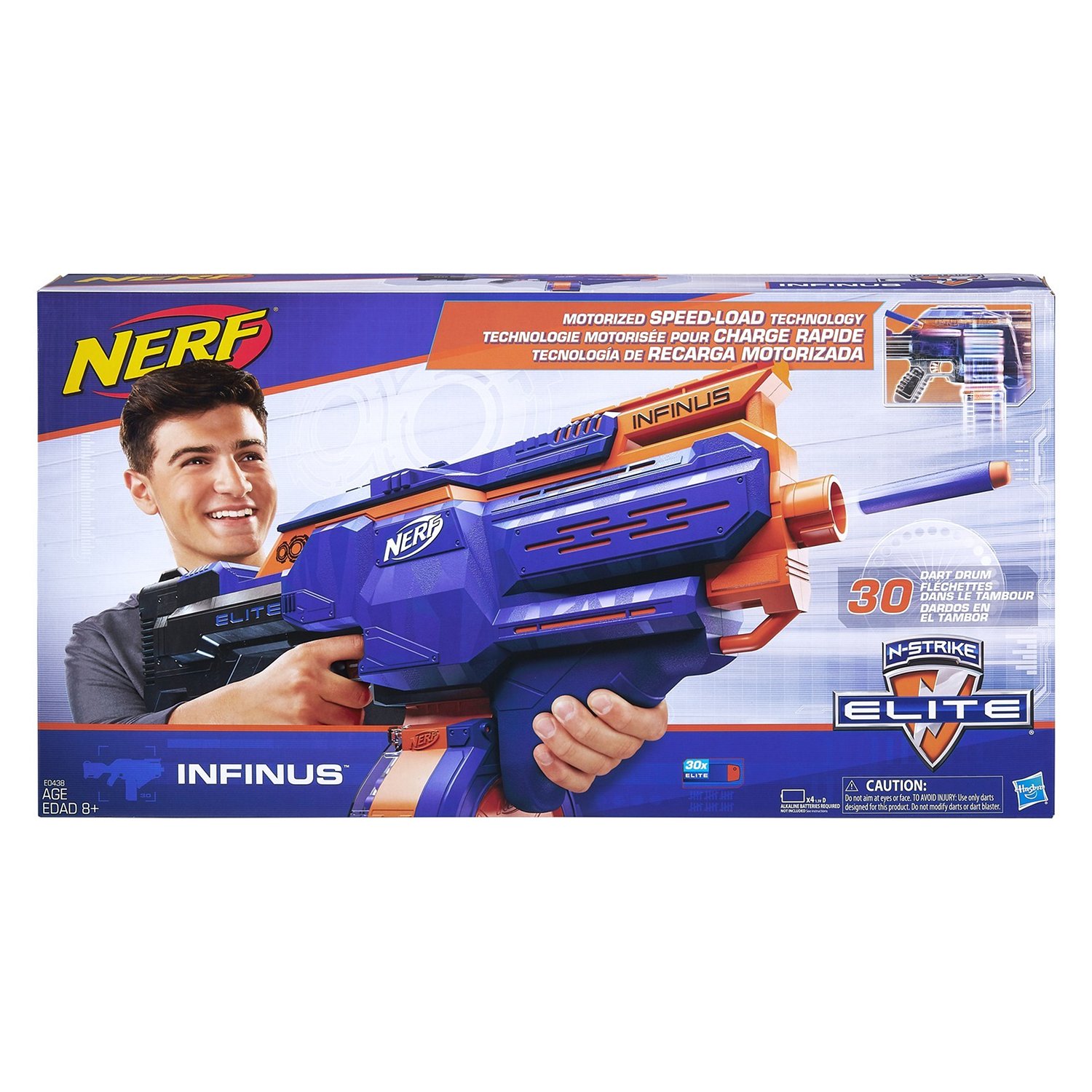 Бластер Nerf Элит E0438 Инфинус
