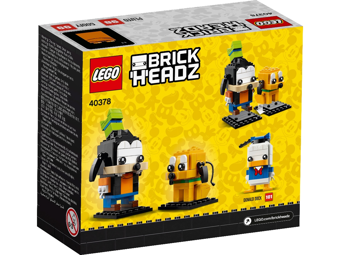 Lego BrickHeadz 40378 Гуфи и Плуто