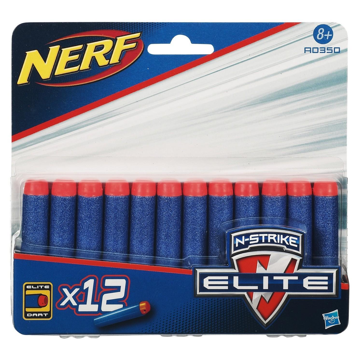 Стрелы Nerf A0350 12 стрел для бластеров Элит