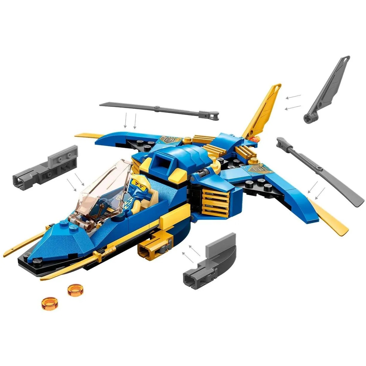 Lego Ninjago 71784 Грозовой самолёт Джея