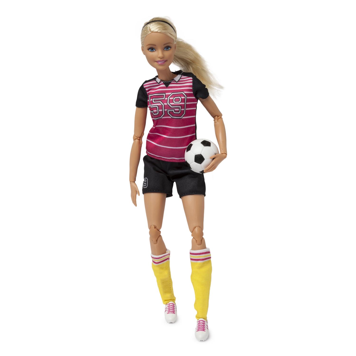 Кукла Barbie DVF69 Спортсменка Футболистка Блондинка