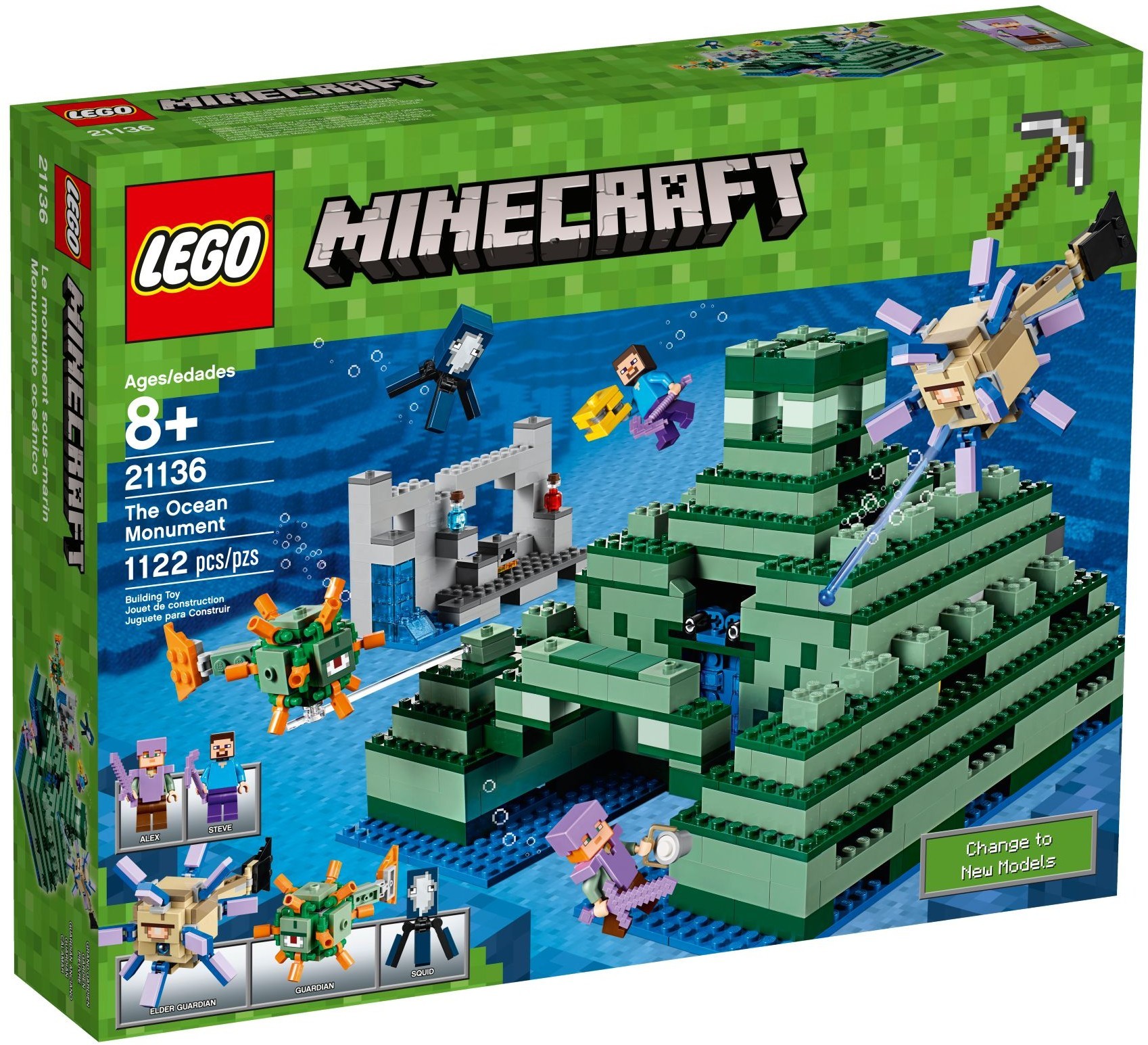 Lego Minecraft 21136 Подводная крепость
