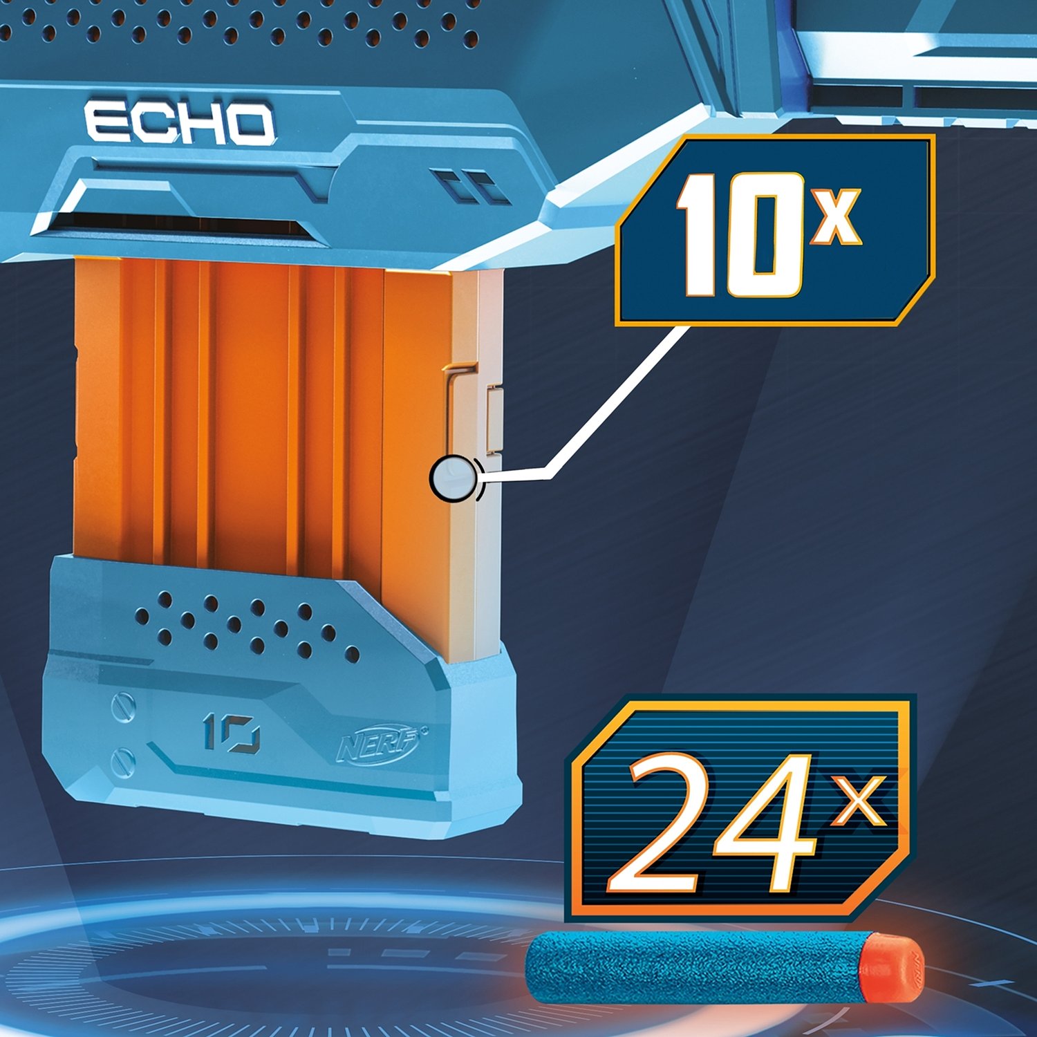 Бластер Nerf Elite 2.0 E9533 Эхо