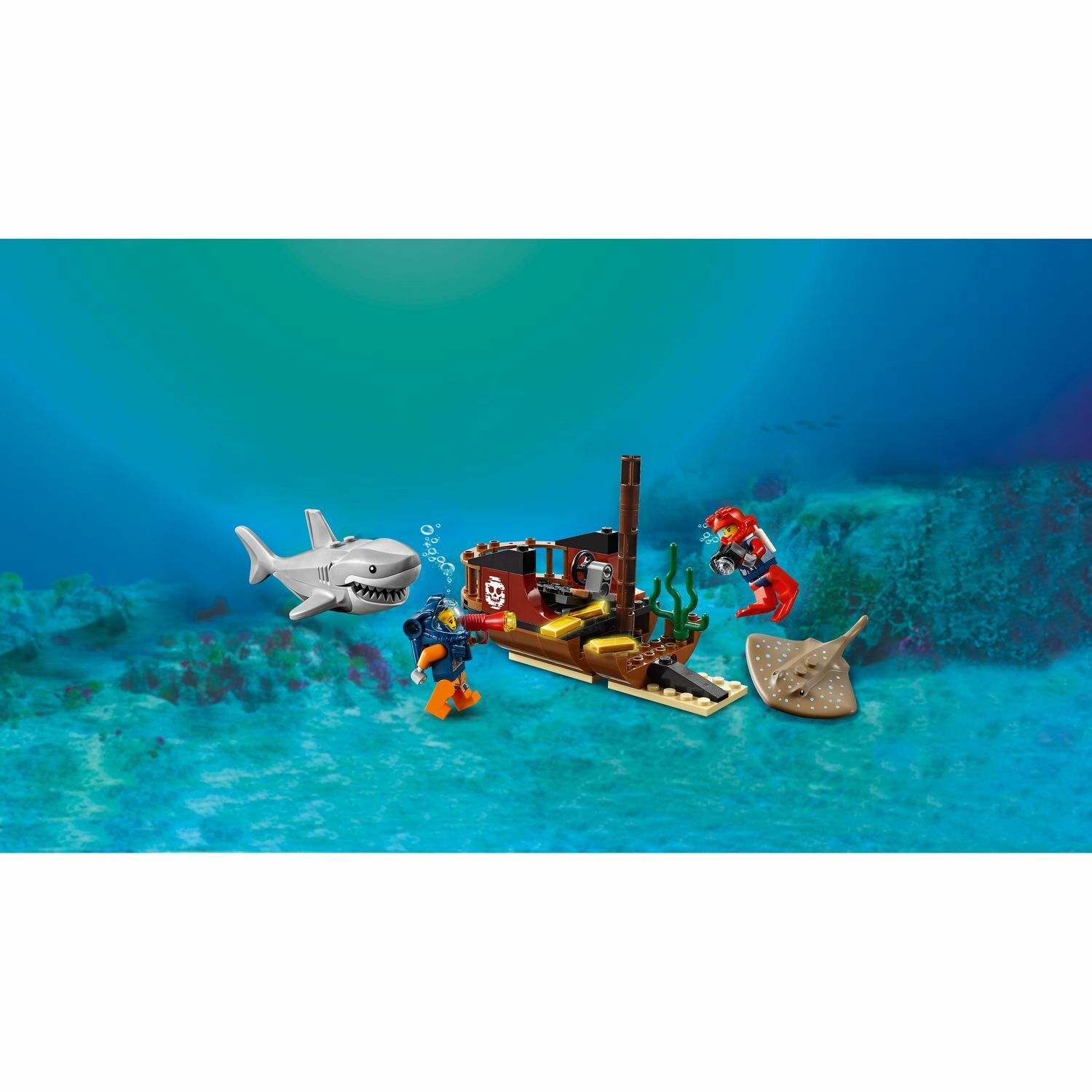 Lego City 60266 Океан: исследовательское судно