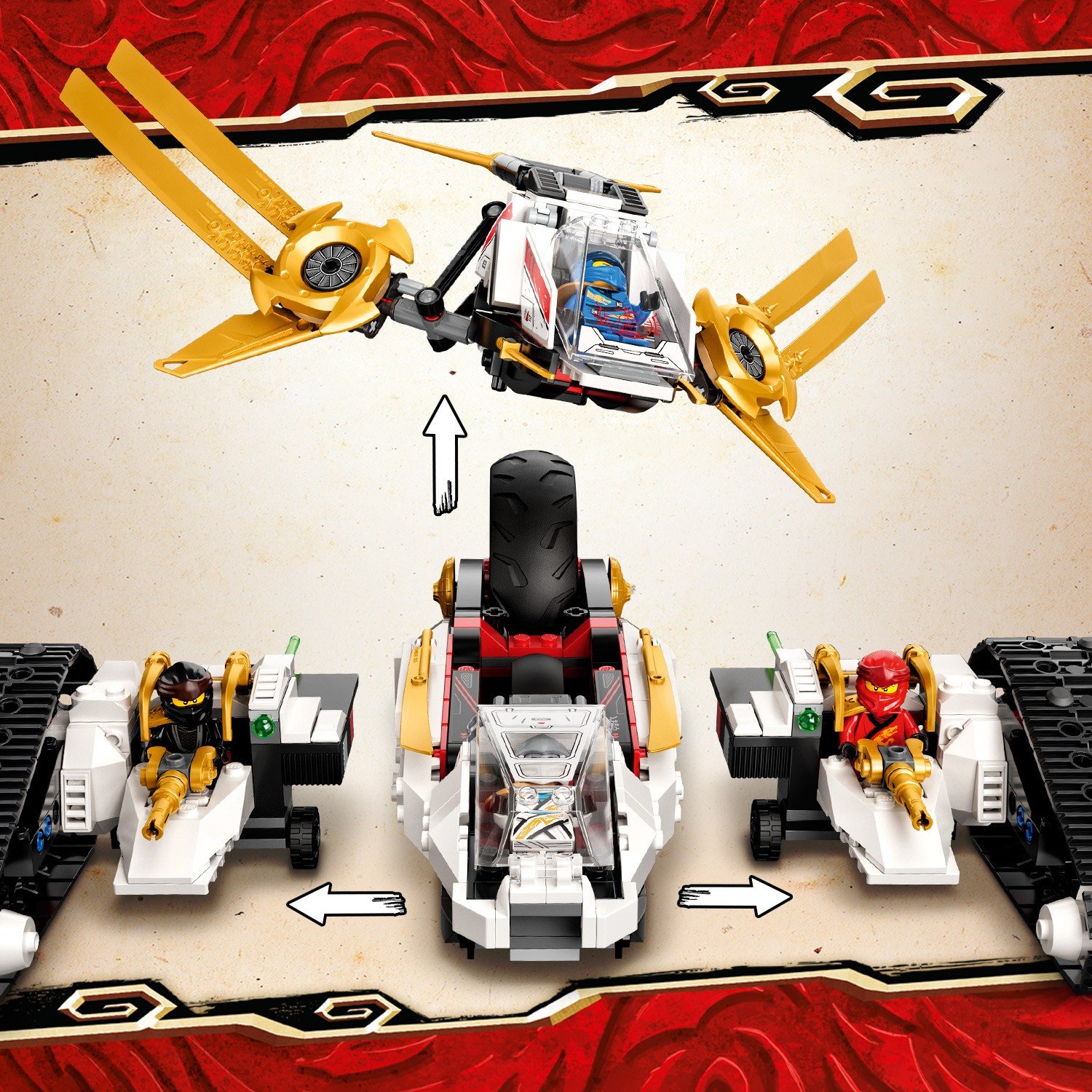Lego Ninjago 71739 Сверхзвуковой самолёт