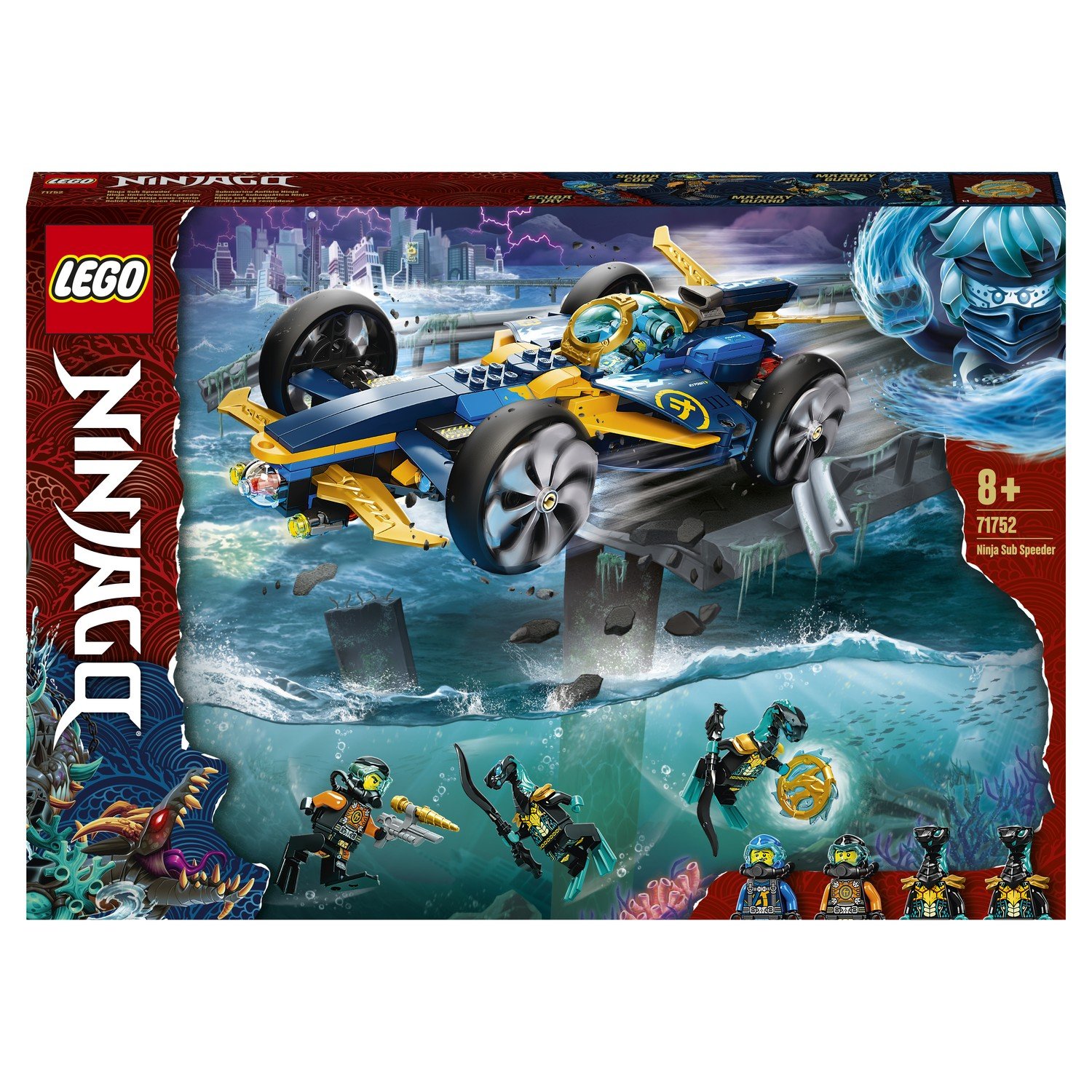 Lego Ninjago 71752 Спидер-амфибия ниндзя