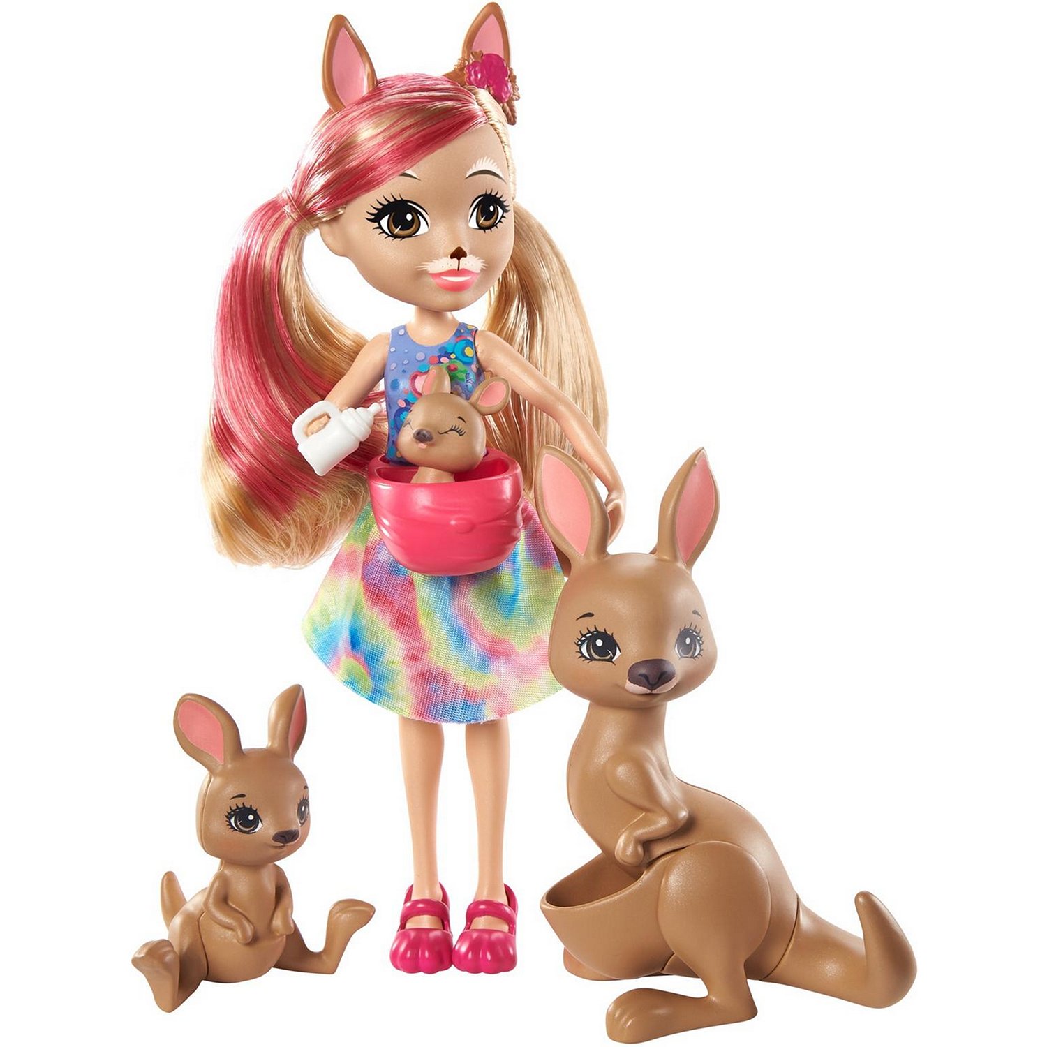 Набор Enchantimals GTM31 Камилла Кенгуру с семьей